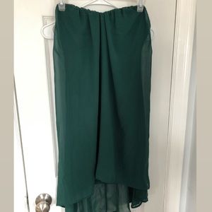 Emerald Open Back Dress